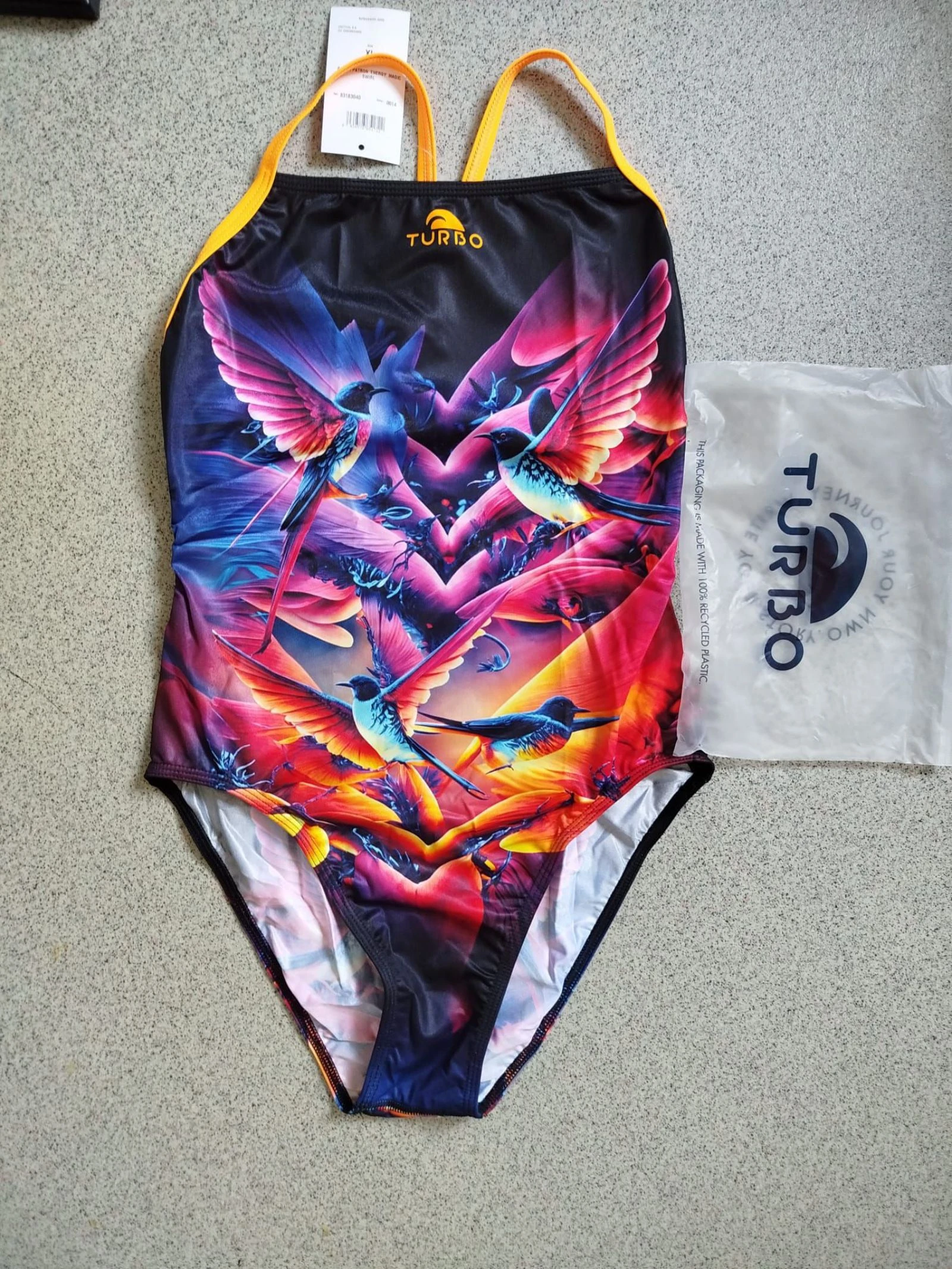 Turbo maillot de bain energy magic swirl XL